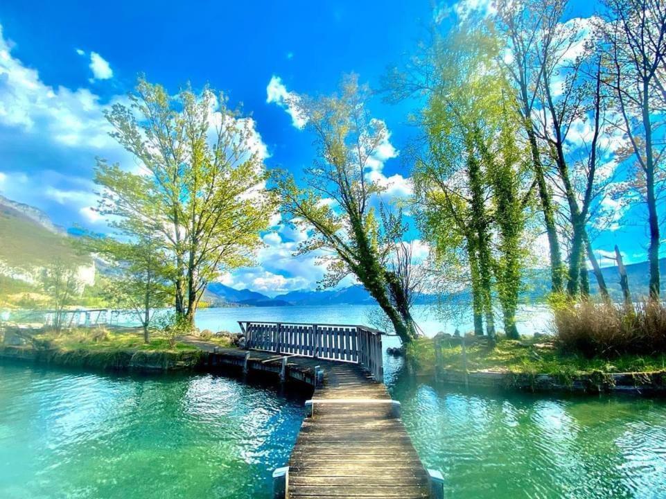 Woody 100M Du Lac Balcon Annecy Buitenkant foto